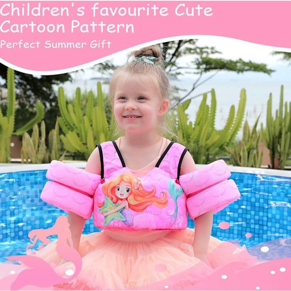 Swim Vest for Kids 30-60 Lbs Girls. New without tags.